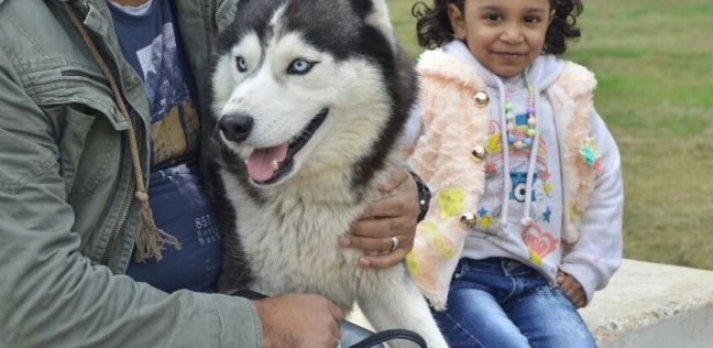 الكلب سونك مع محمد علي وابنته مي
