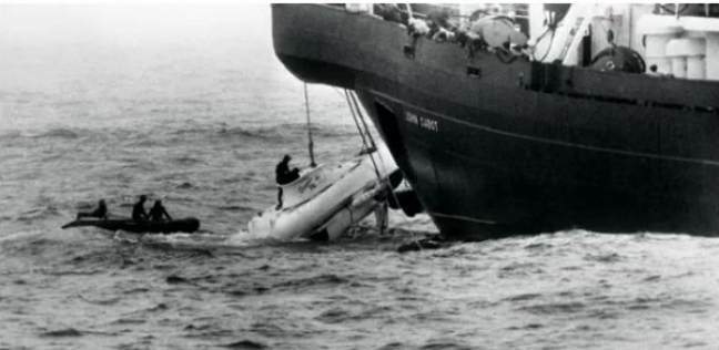 قبل 50 عامًا نجا شخصان من واقعة غرق سفينة