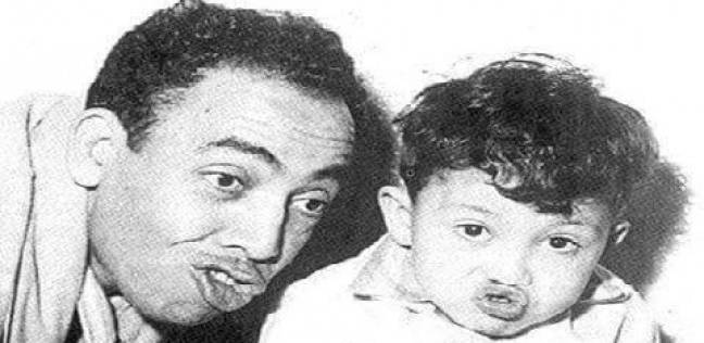 إسماعيل ياسين مع ابنه «ياسين»