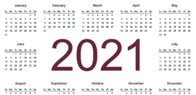 غدا الخميس.. أول أيام العام الجديد 2021 في التقويم اليولياني