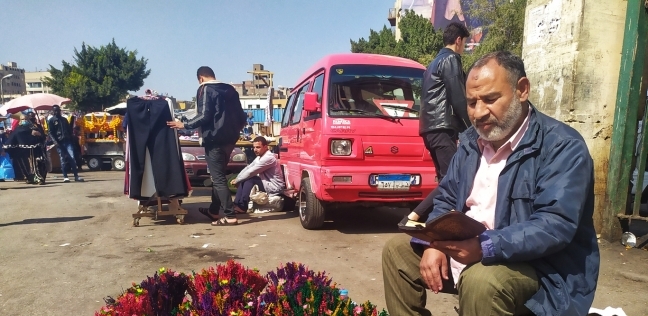 بائع الورد المجفف تصوير سعيد حمدي