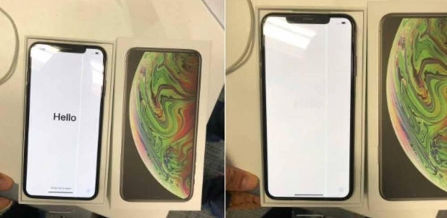 مشكلة بشاشة آيفون XS Max في يوم وصوله للأسواق