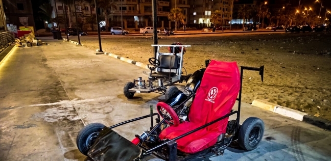 سيارة السباق التي صنعها محمد
