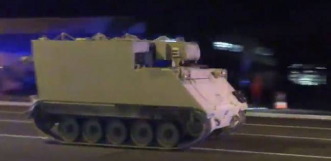 شرطة فيرجينيا تطارد "دبابة" عسكرية
