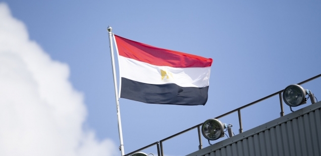 علم مصر على أسوار ستاد "فيلا بارك" معقل فريق أستون فيلا