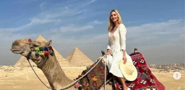 إيفانكا ترامب في مصر من أمام الأهرامات