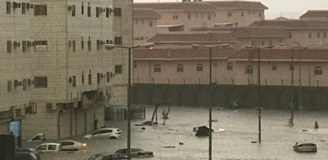 أمطار بمدينة الطائف
