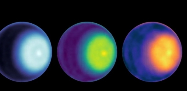 دوامة قطبية على كوكب أورانوس من وكالة ناسا الفضائية
