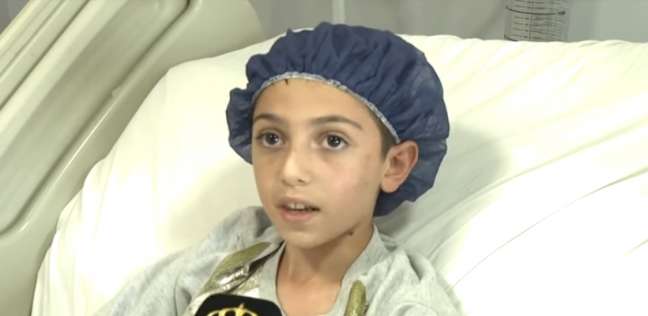 الطفل الأردني الناجي أحمد الجالودي