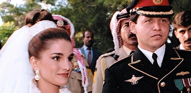 زفاف عاهل الأردن الملك عبدالله الثاني ملك الأردن على الملكة رانيا قبل 30 عامًا