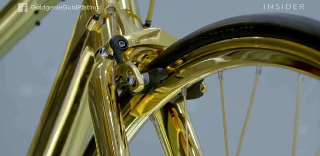 دراجة ذهبية