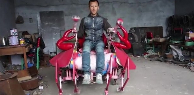 صيني يخترع روبوت الـ"سلطعون" الغربيب