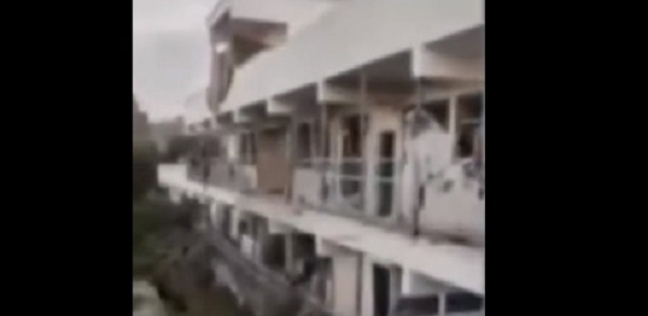 أول فيديو من داخل مدرسة الفاخورة بعد قصفها