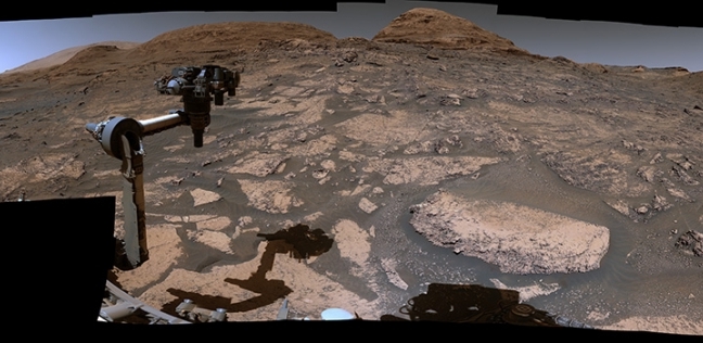 صورة التقطتها مركبة كيوريوسيتي من سطح المريخ