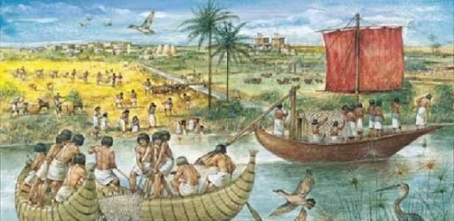 وسائل النقل عند المصريين القدماء