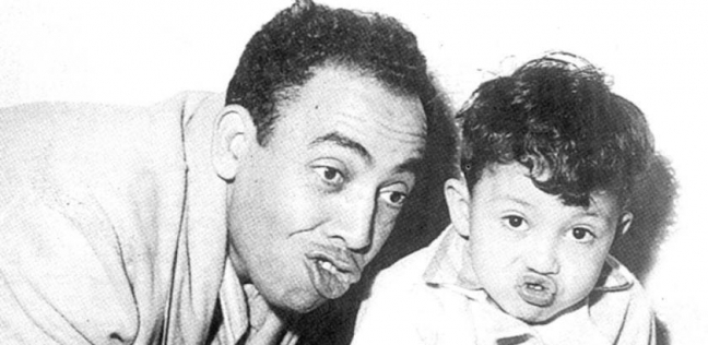 إسماعيل ياسين وابنه