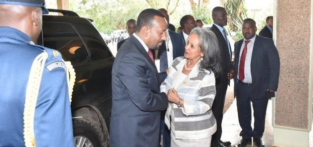 رئيسة إثيوبيا الجديدة سهل ورق زودي في لقاء سابقمع رئيس الوزراء الإثيوبي أبي أحمد- صورة أرشيفية