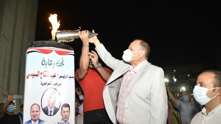 محافظ أسيوط يطلق شعلة أولمبياد  " الطفل المصري 2021 " فى نسخته الثالثة