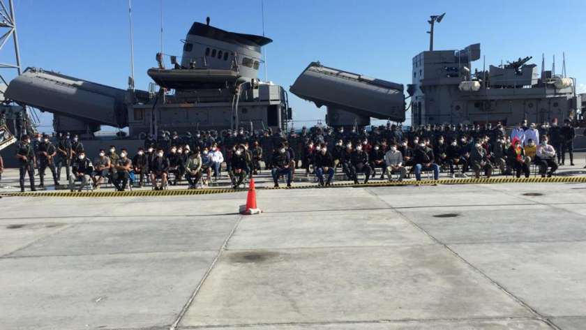 عاجل.. البحرية المصرية تنقذ مركبا يرفع العلم التركي بعمق البحر المتوسط