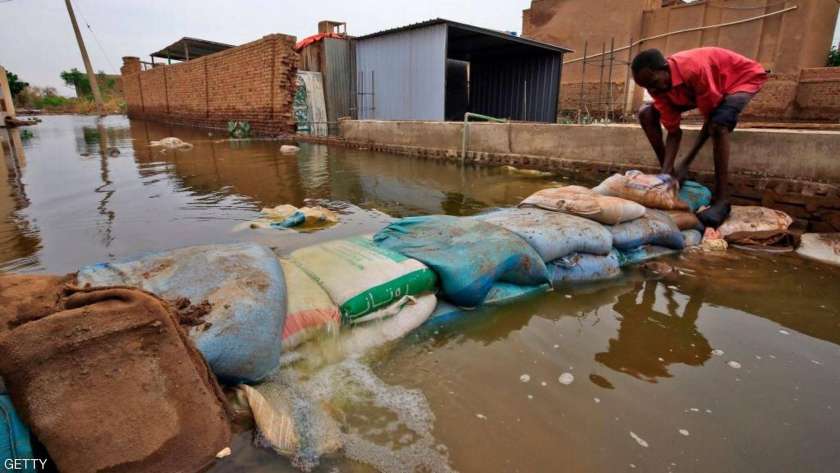 فيضانات في السودان - صورة أرشيفية