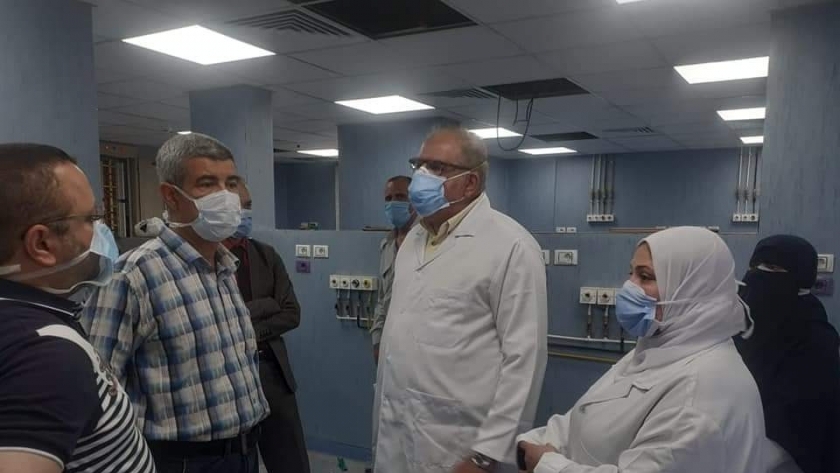 توسعة وحدة المبتسرين وتجديد المصاعد بالمستشفى الجامعي ببني سويف