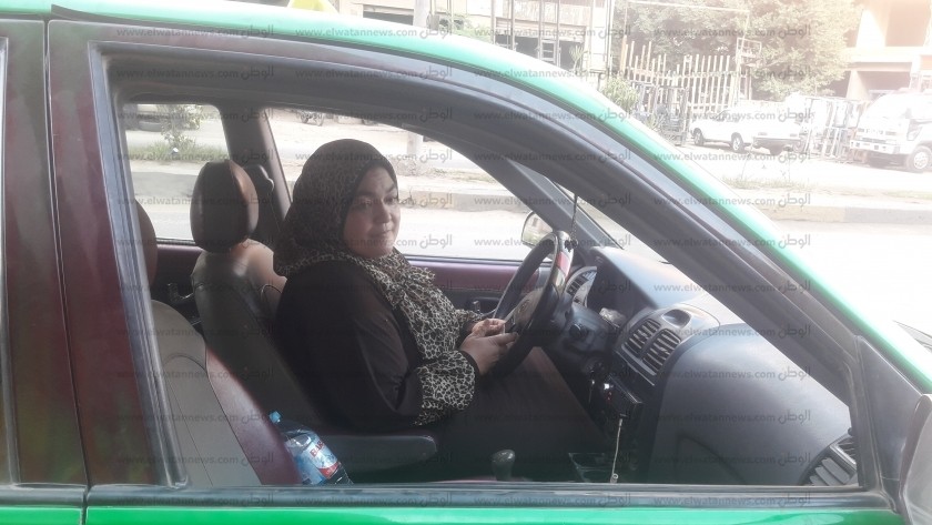 أول سائقة تاكسي في المنوفية