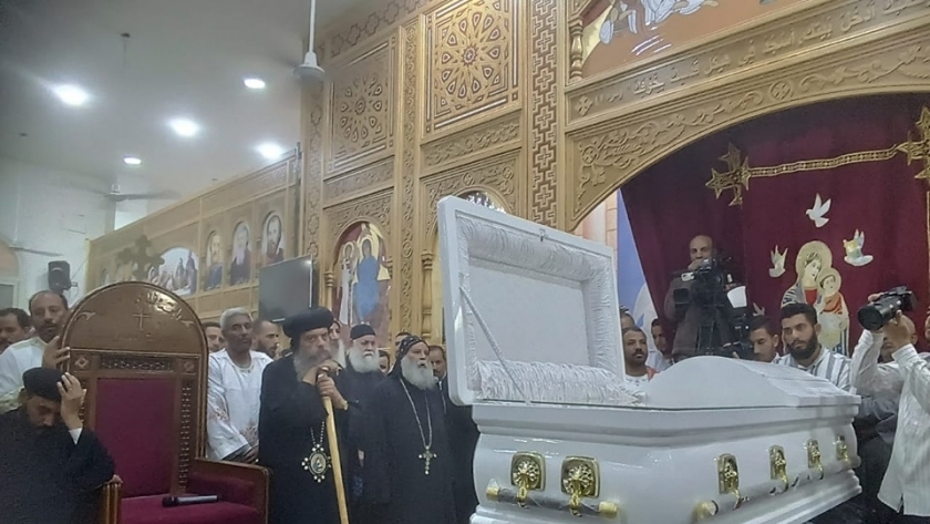 جنازة القمص يعقوب رزيق