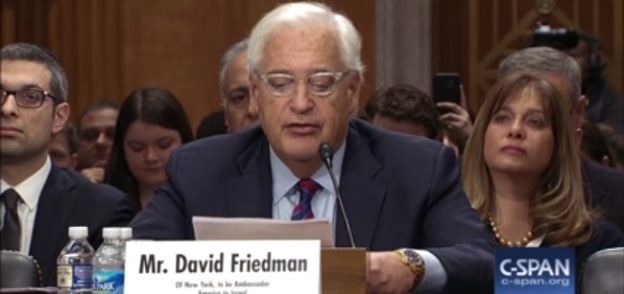 السفير الأمريكي الجديد في إسرائيل ديفيد فريدمان