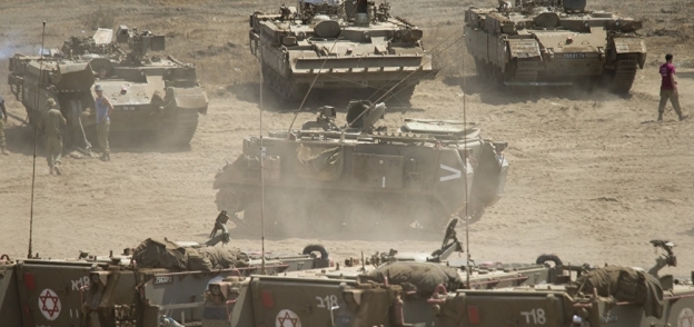 آليات عسكرية تابعة لجيش الاحتلال الإسرائيلي
