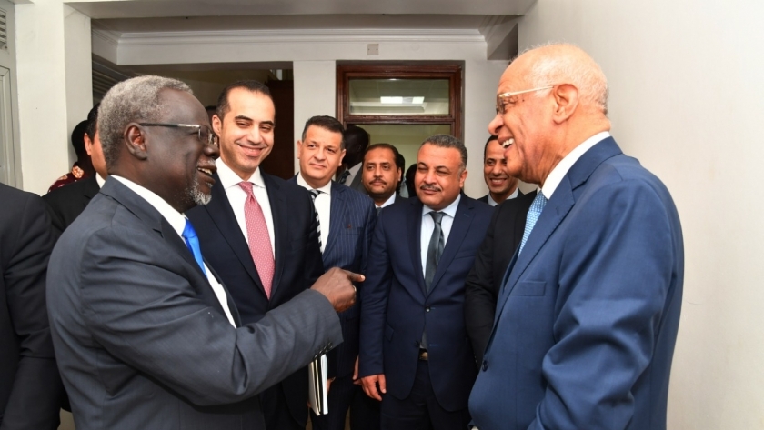 عبد العال يلتقى وزير الصحة بجنوب السودان