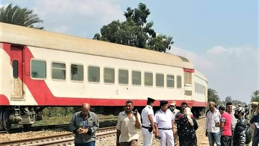 حادث قطار "بورسعيد-الأسكندرية"