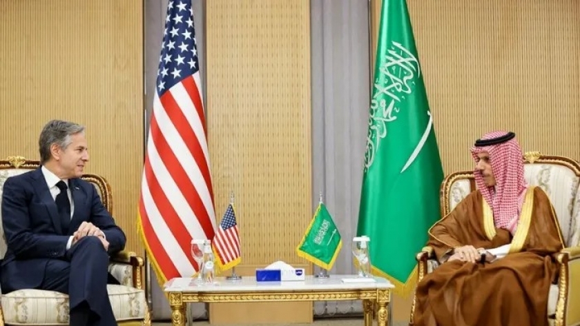 وزيرا الخارجية الأمريكي والسعودية