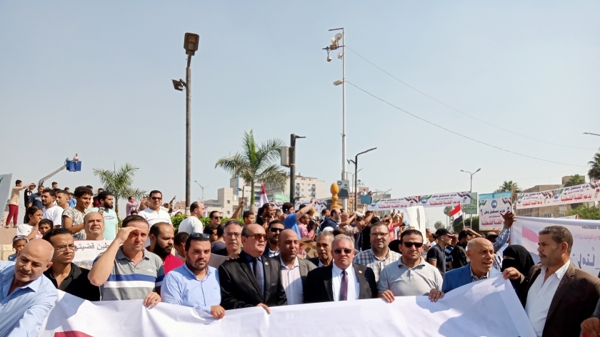 حزب حماة الوطن في كفر الشيخ يدعم الرئيس السيسي
