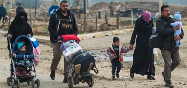 عائلات نازحة من الموصل