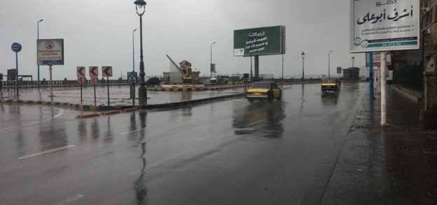 سوء الأحوال الجوية في الإسكندرية اليوم