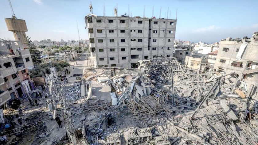 آثار العدوان الإسرائيلي على غزة.. أرشيفية