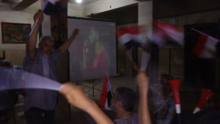 الجماهير بعد فوز مصر