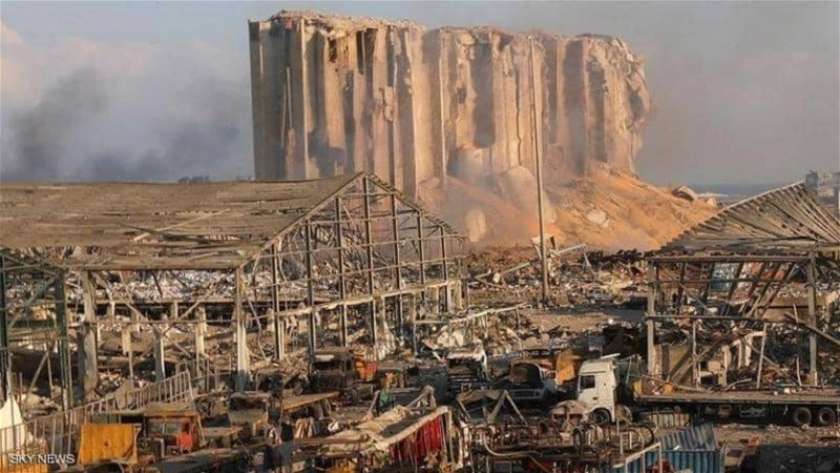 آثار انفجار ميناء بيروت