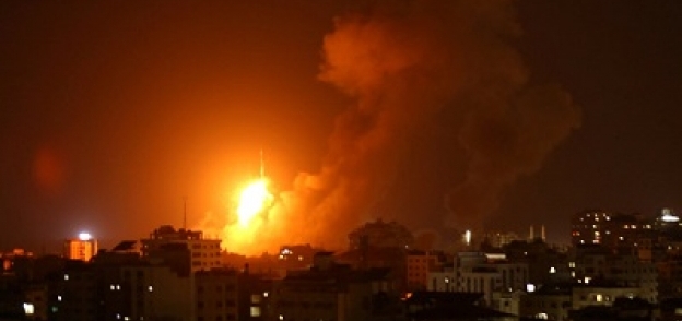 غارة إسرائيلية على قطاع غزة الفلسطيني