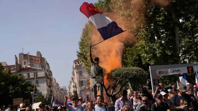 احتجاجات سابقة فى فرنسا