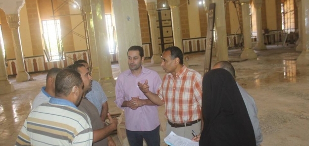 رئيس مدينة دسوق يتفقد المسجد الابراهيمى