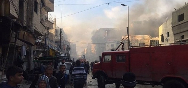 أول صور لسلسلة انفجارات السيدة زينب في دمشق