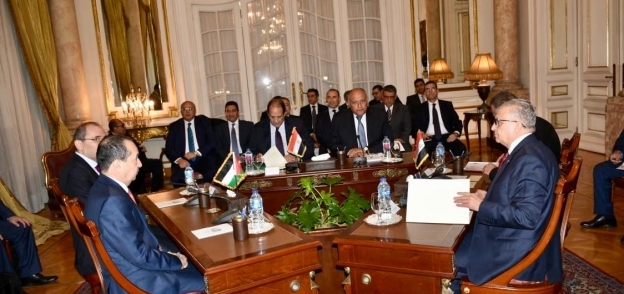 وزراء خارجية ورؤساء مخابرات مصر والأردن والعراق