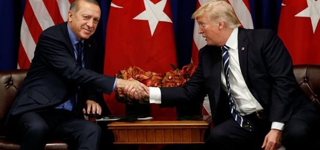 ترامب وأردوغان بمتحف "أورساي" في باريس في نوفمبر 2018 - أرشيفية
