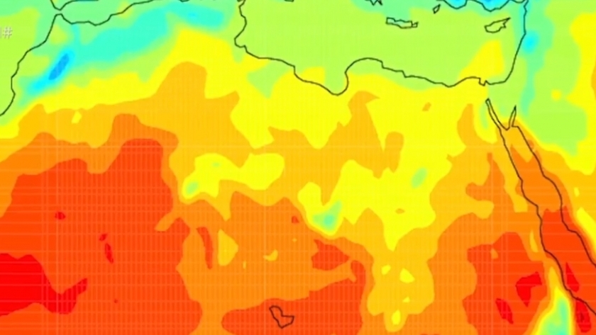 درجات الحرارة بالوطن العربي