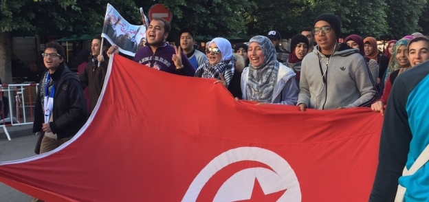 احتفالات ذكرى الثورة التونسية