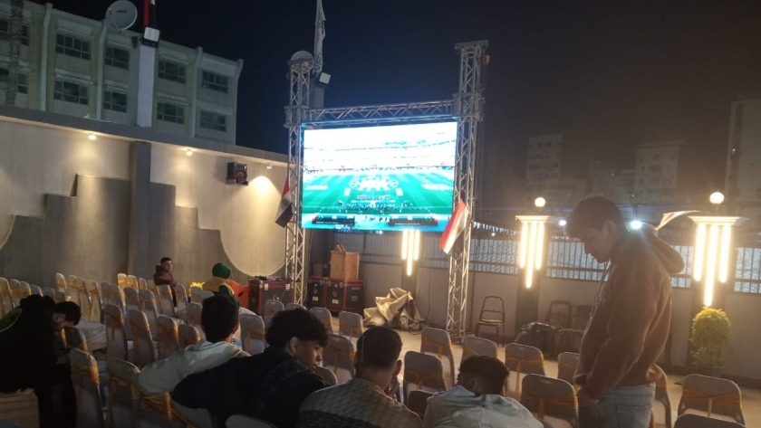 تجمعات مباراة منتخب مصر في القليوبية