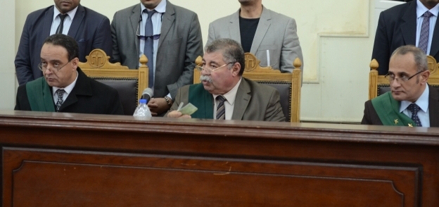 هيئة المحكمة برئاسة المستشار حسن محمود فريد
