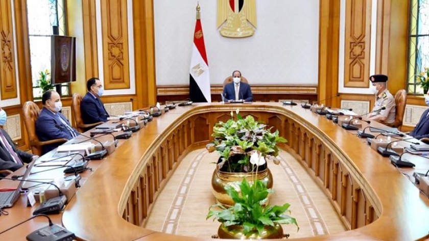 الرئيس عبدالفتاح السيسي يطالب الحكومة بتنفيذ مشروع النقل الذكى
