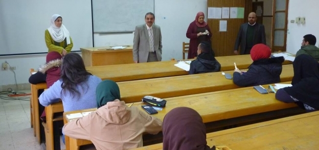 صورة أرشيفية لامتحانات في جامعة بورسعيد